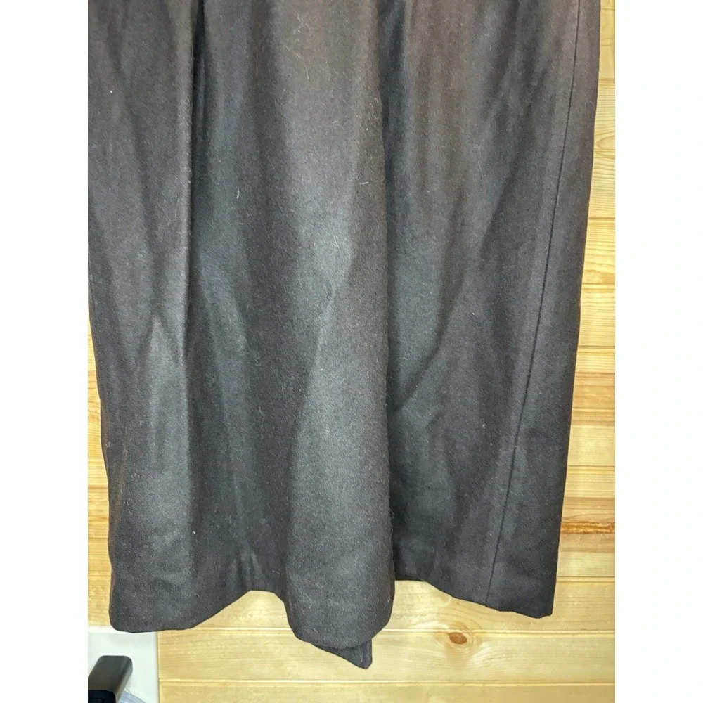 Women's Bernardo‎ Plaid Trench Coat Wool Blend Wrap Women's XS Green & Brown NWT - Picture 11 of 11